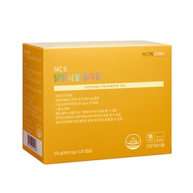 Nutricore 뉴트리코어 유기농 달맞이꽃종자유 x 1박스 (120캡슐) NutriCore Organic Evening Primrose Oil x 1 Box (120 Capsules)