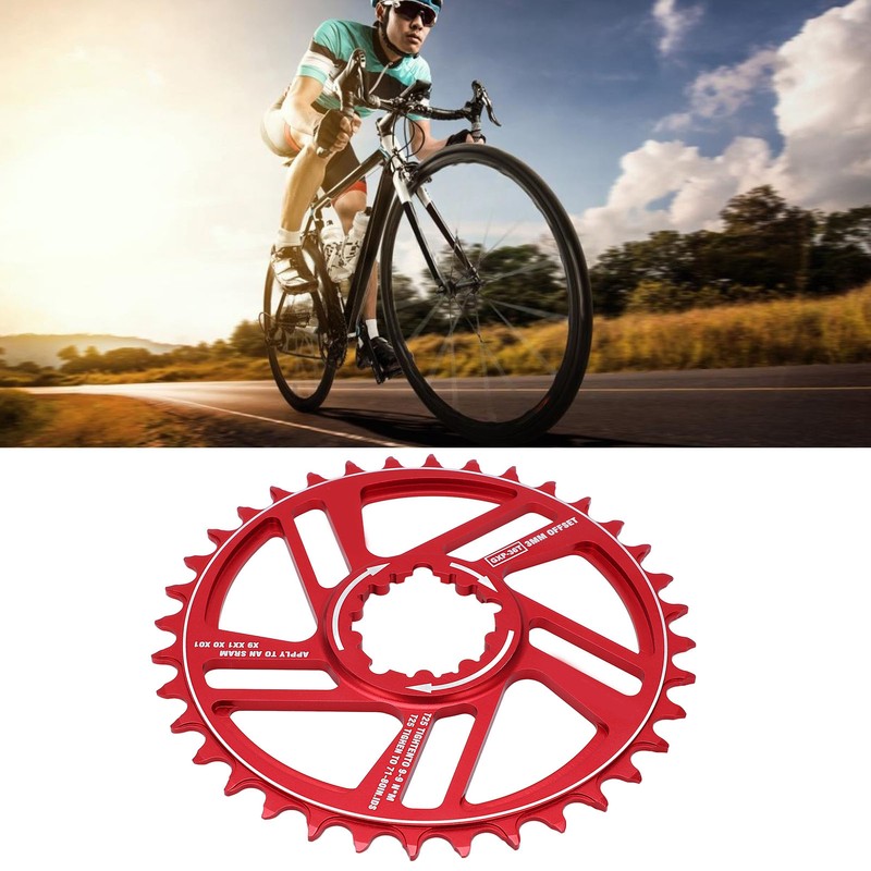 Lebycle Bicycle Chainring 36T Chainwheel 3mm Offset Direct Mount Narrow