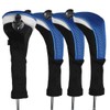 Andux Long Neck Golf Hybrid Club Head Covers with Dial