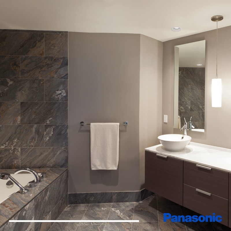 Panasonic EZSoffit Vent with Soffit Termination System for Optimized Airflow,