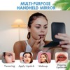 Geetery Travel Compact Magnifying Mirror with Tweezers, 1X/15X Magnification, 3.35''