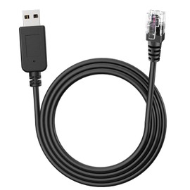 Jsvecip Radar Detector Cable, USB to RJ11 Plug Cable,for Escort Radenso XP Uniden Beltronics Cobra Whistler Radar Detector,Replacement Power Cable for Radar Detectors (RJ11-9.84ft)