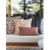 Crumbs Home Modern Farmhouse Fall Linen Indoor Outdoor Lumbar Pillow
