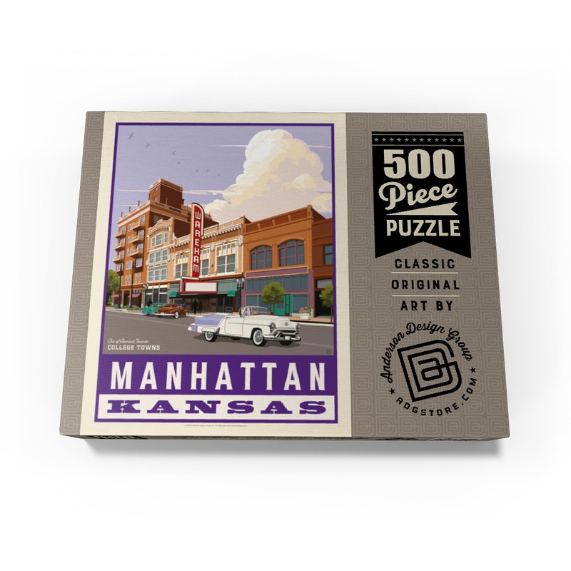 MyPuzzle American College Towns: Manhattan, Kansas - Premium 500 Piece