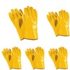 MCR Safety 6612 Single-Dipped PVC Plastic Gloves with 12-inch Gauntlet