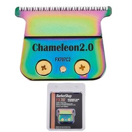 es compatible with BaByliss PRO PRO FX787 & FX726 Trimmer Trimmer Blade,DLC 2.0 Trimmer Blade compatible with BaByliss Replacement Trimmer Blades (Colorful)