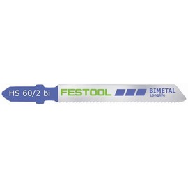 Festool 486557 HS 60/2 bi Metal-Cutting Jigsaw Blade, 2 3/8 Inch, 13 TPI, 5-Pack
