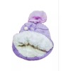 KH Gorro Para Niñas Con Pompón Corazónes Felpado Invierno