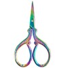 Jaasuee 3.57 Inch Mini Rainbow Scissors, Sharp Stainless Steel Embroidery
