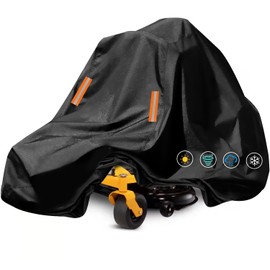 Zero-Turn Mower Cover Waterproof Outdoors,Anti-UV 210D Polyester ,Universal Fit Lawn Tractor Covers Up to 60" Decks,Against UV,Dust,Dirt,Wind for All Weather Use,79"Lx46"Wx55"H-Basics