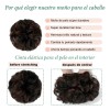 Extensiones De Moño Pelo Desordenado Postizo Moño, 2 Piezas