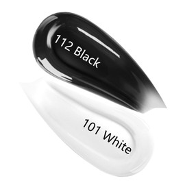 SHOYUM 3Pcs 15ml Gel Nail Polish Kit, Jelly Nude Black White Soak Off UV Gel Polish Set for Nail Art DIY Manicure at Home