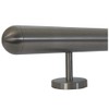 Stainless Steel Handrail, 33.7 mm in Diameter with Straight Holder