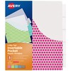 Avery Big Tab Insertable Pocket Plastic Dividers for 3 Ring