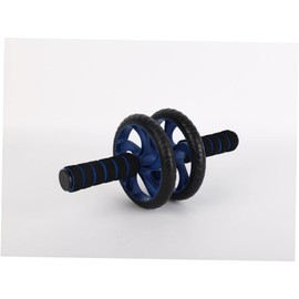 GANAZONO Two Wheeled Abdominal Wheel Fitness Device Lightweight Abdominal Exercise Equipment with Dual Wheels for Stability Non Slip Handles for Comfort for Home Workouts Blue Color