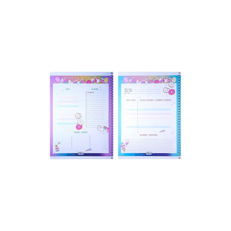 Cuaderno Profesional Pasta Dura Tilibra Blink 160 Hojas Raya