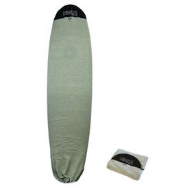 KONA SURF CO. Stretch Surfboard and SUP Board Sock Cover in Grey-Round sz:9ft 6in