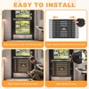 KIKIRV RV Screen Door Protector for Dogs Adjustable RV Entry
