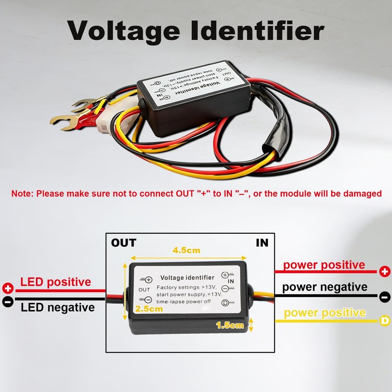 Leapiture DRL Control Module Daytime Running Lights Dimmer Automatic On/Off