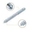 sourcing map M6x60mm Hanger Bolts, 8pcs 31mm Wood Dowel Screw