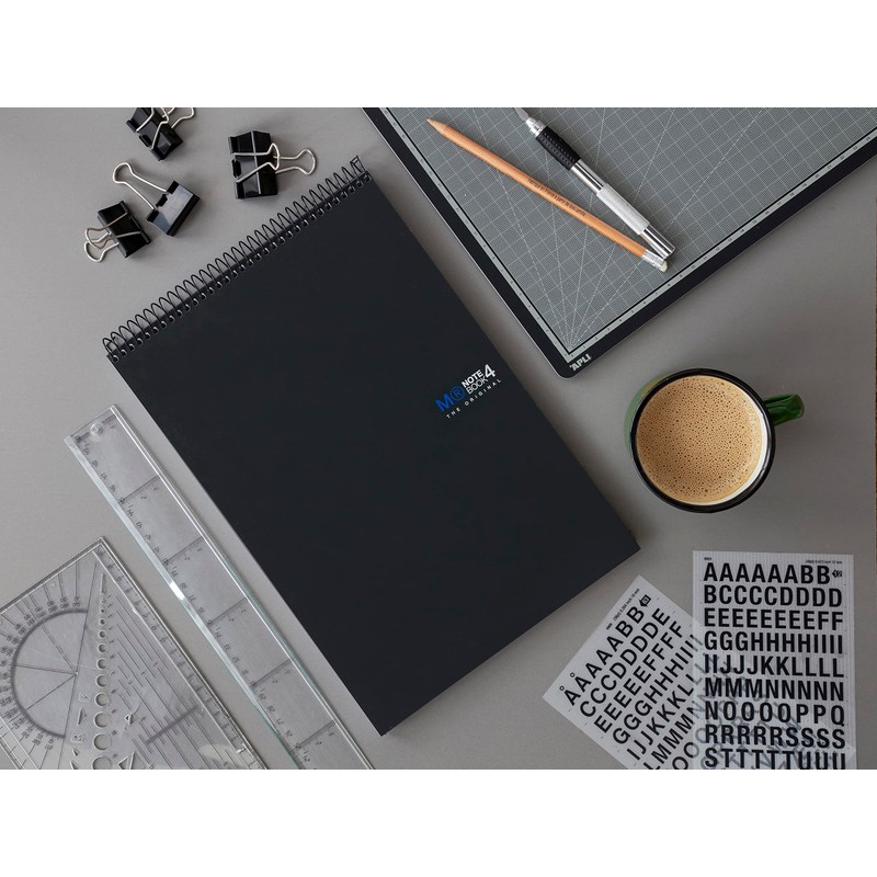 Miquelrius - The Original Graphite Reporter Notebook 4 Colour Strips
