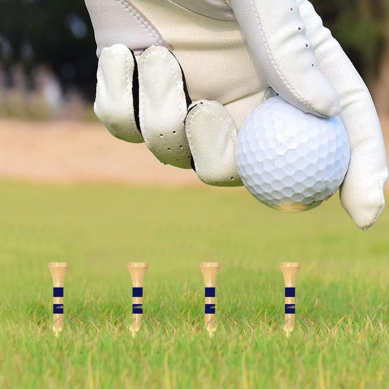 T-712 Golf Tees, Bamboo Short Tees, Graduated, 1.7 inches (42