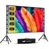 Projector Screen with Stand, Wootfairy 150 inch Portable and Foldable