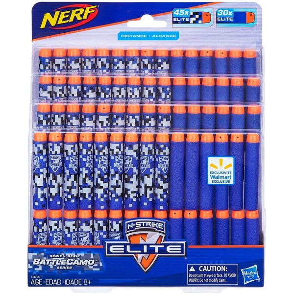 NERF N-Strike BattleCamo Series Dart Refill 75 Darts