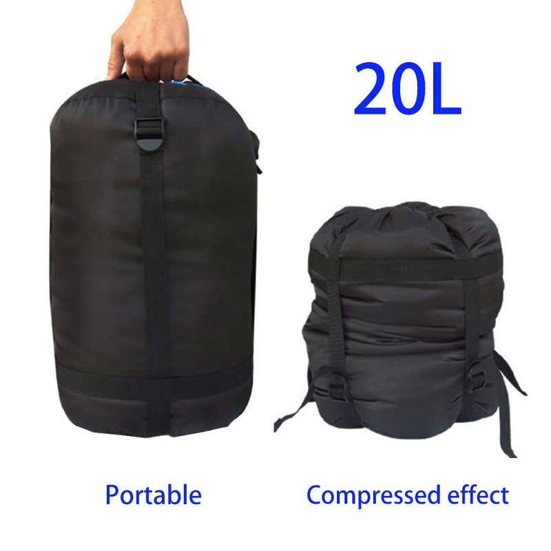 MOOCY Compression Stuff Sack, 20L、45L Stuff Sack Compression Sleeping Bag