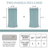 BGment Rod Pocket and Back Tab Blackout Curtains for Bedroom