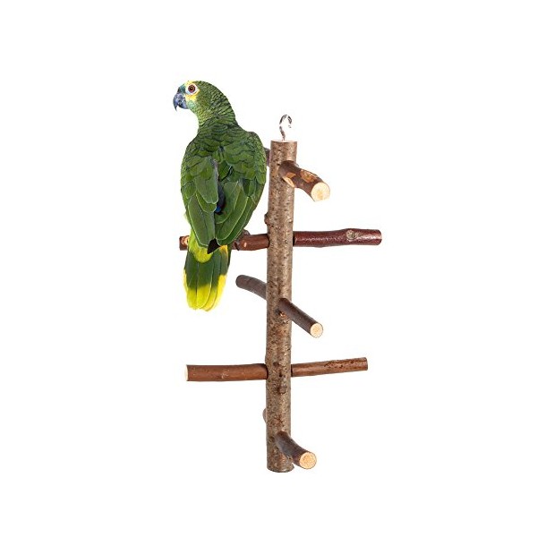 EBTOOLS Rotating Stairs Parrot Climbing Frame Bird Hanging Station Parrot