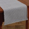 Park Designs Mist Chadwick Braided Farmhouse Table Runner 36 Inch