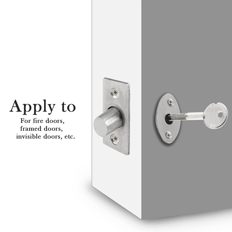 LDEXIN Stainless Steel Hidden Manager Tubewell Key Mortise Lock Hardware