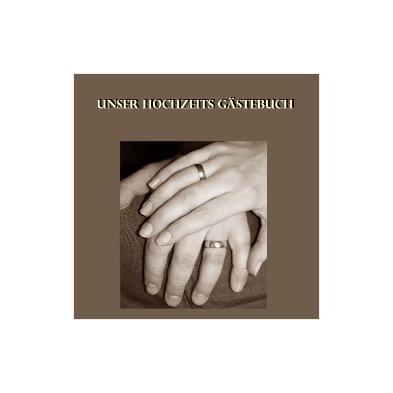 Unser Hochzeits Gästebuch - Hand in Hand: Damit kein Gast