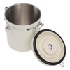Airtight Coffee Canister 304 Stainless Steel Valve with Scoop for