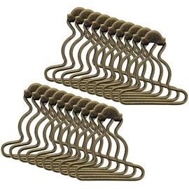 Lusofie 20Pcs Dungaree Suspender Clips Overall Buckles 1.5 Inch Wide Bottom Overall Buckles Clips Replacement for Rompers