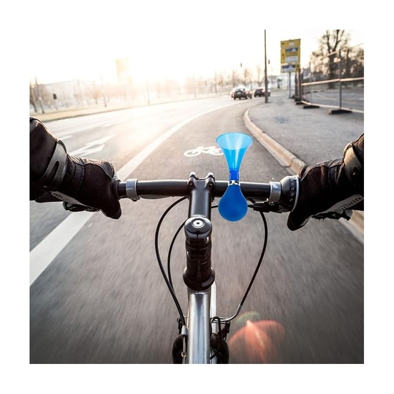 Kids Bicycle Horn, Air Squeeze Snail Design, 2-Pack, Handlebar Bell