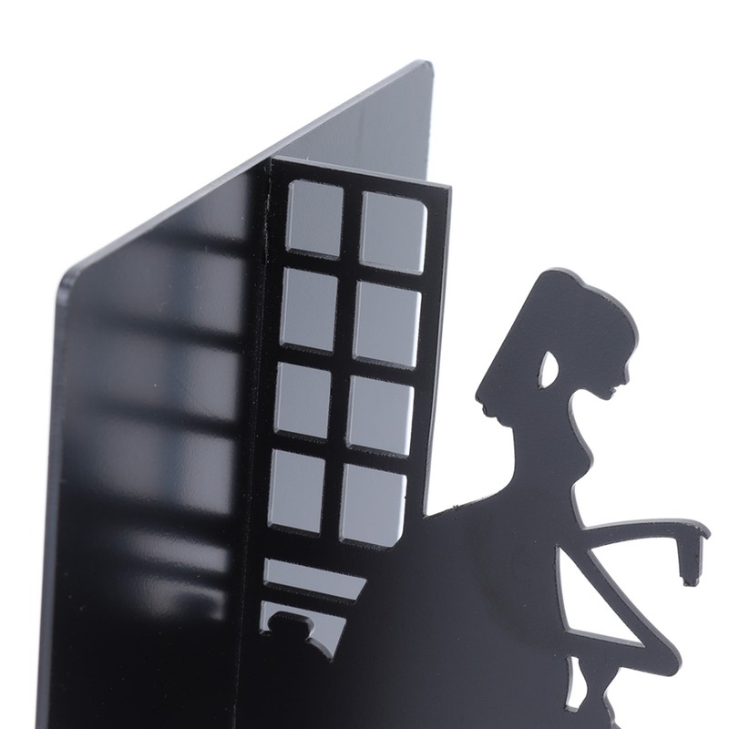 Wrought Iron Figure Book Stand Readers Book Stand Bookshelf Ornaments