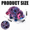 LALASTYLE 3D Printed Hedgehog Pen Holder,Creative Pen Holder with 7