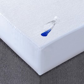 Home Sweet Home UK 15CM Deep Terry Waterproof Mattress Protector Cot Bed(70x140cm) 100% Polycotton Soft Terry Towel Cot Bed Mattress Protector Cot Bed Fitted Waterproof Mattress Cover Cotbed