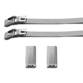 Universal Pole-mouted Stainless Steel Belts for Electrical Distrubition Box (2pcs/Unit)