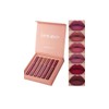 Set De 6 Labiales Handaiyan Lápiz Labial Color Rojo Mate
