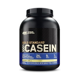 Optimum Nutrition Optimum Nutrition Gold Standard 100% Micellar Casein Protein Powder, Slow Digesting, Helps Keep You Full, Overnight Muscle Recovery, Creamy Vanilla, 4 Pound (Packaging May Vary)