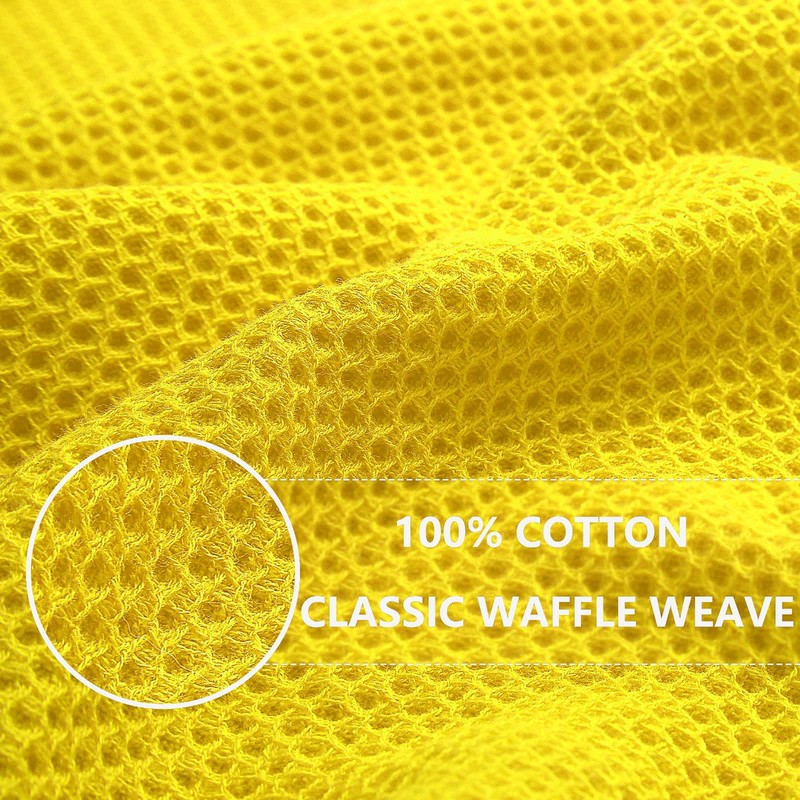 Homaxy Homaxy 100% Cotton Waffle Weave Kitchen Dish Cloths, Ultra