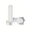 PC(Polycarbonate) Plastic Transparent Metric Hex Head Screws with Nuts and