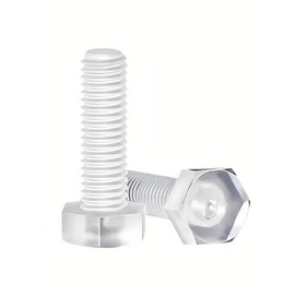 PC(Polycarbonate) Plastic Transparent Metric Hex Head Screws with Nuts and Washers Assortments Sets M3X16/30SETS