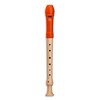 Mollenhauer 17314 Fipple Soprano Recorder, Digi, Orange, German Single Soprano
