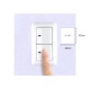 Residential / Light Switch Cover M Size (Re-peeling Transparent Seal/Antibacterial