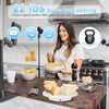 2 in 1 Motorized Rotating Display Stand with 5.74 /8.66