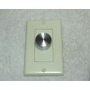 Russound Silver Knob & Almond Decora Wall Plate for 6mm